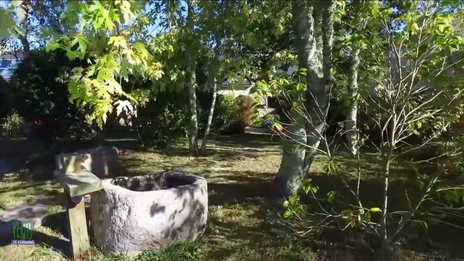 Jardin bien ombragé